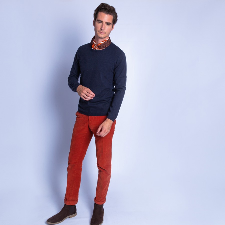 Pull en cachemire à col rond - Faustin