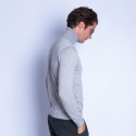 Pull col roulé en laine mérinos Finlay 6350 glace - 11 gris clair