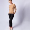 Open-back jumper made of wool and silk - Embrun 