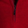 Pull col zippé en cachemire Filip 6343 imperial - 52 rouge
