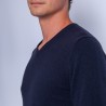 Pull col V en cachemire - Ferdinand 6340 marine - 05 bleu marine