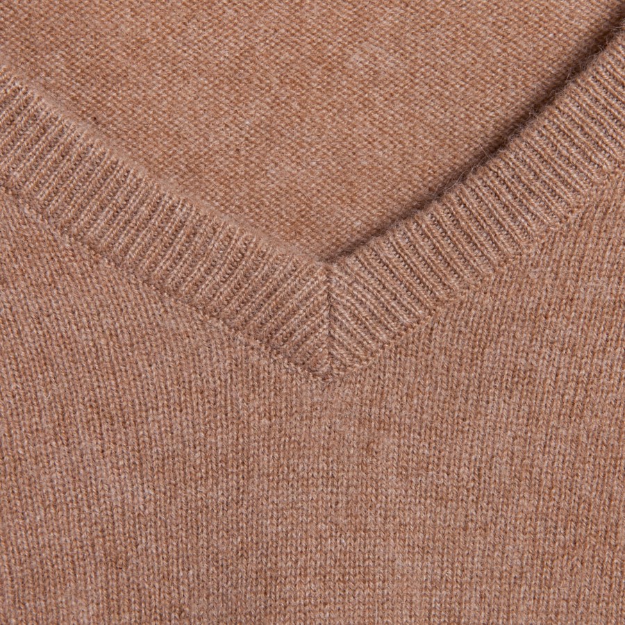 V collar cashmere sweater - Evann
