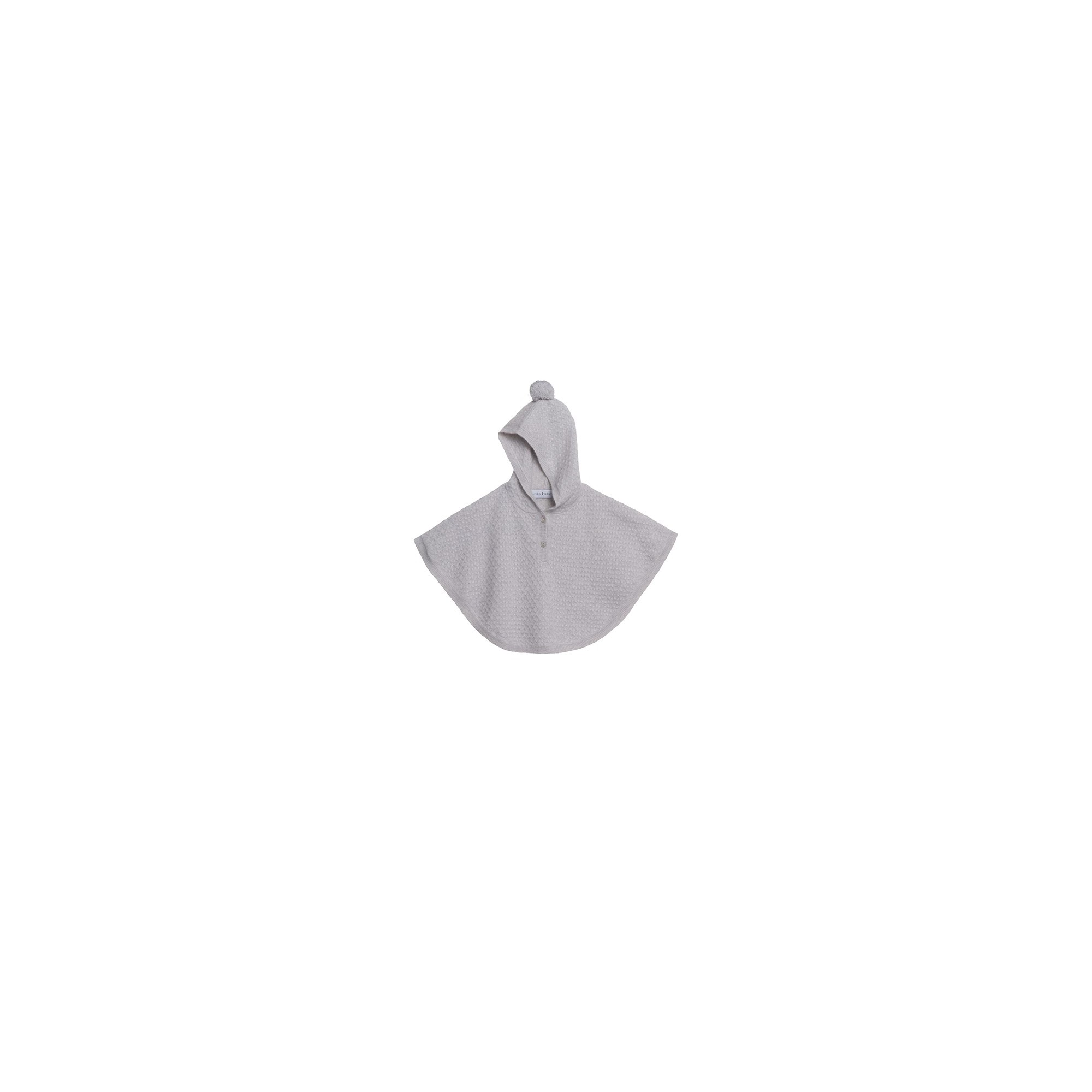 Cape en cachemire - Incognito 6366 plume - 11 gris clair