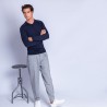 Polo en laine et soie - Ferat 6340 marine - 05 bleu marine