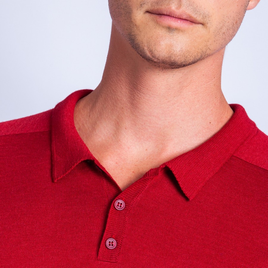 Polo en laine et soie - Ferat