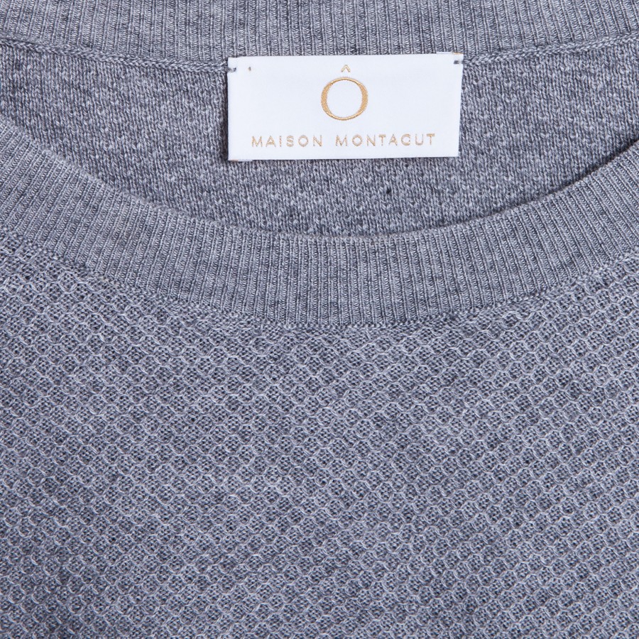 Cotton  and cashmere crew neck jumper - Hizoka