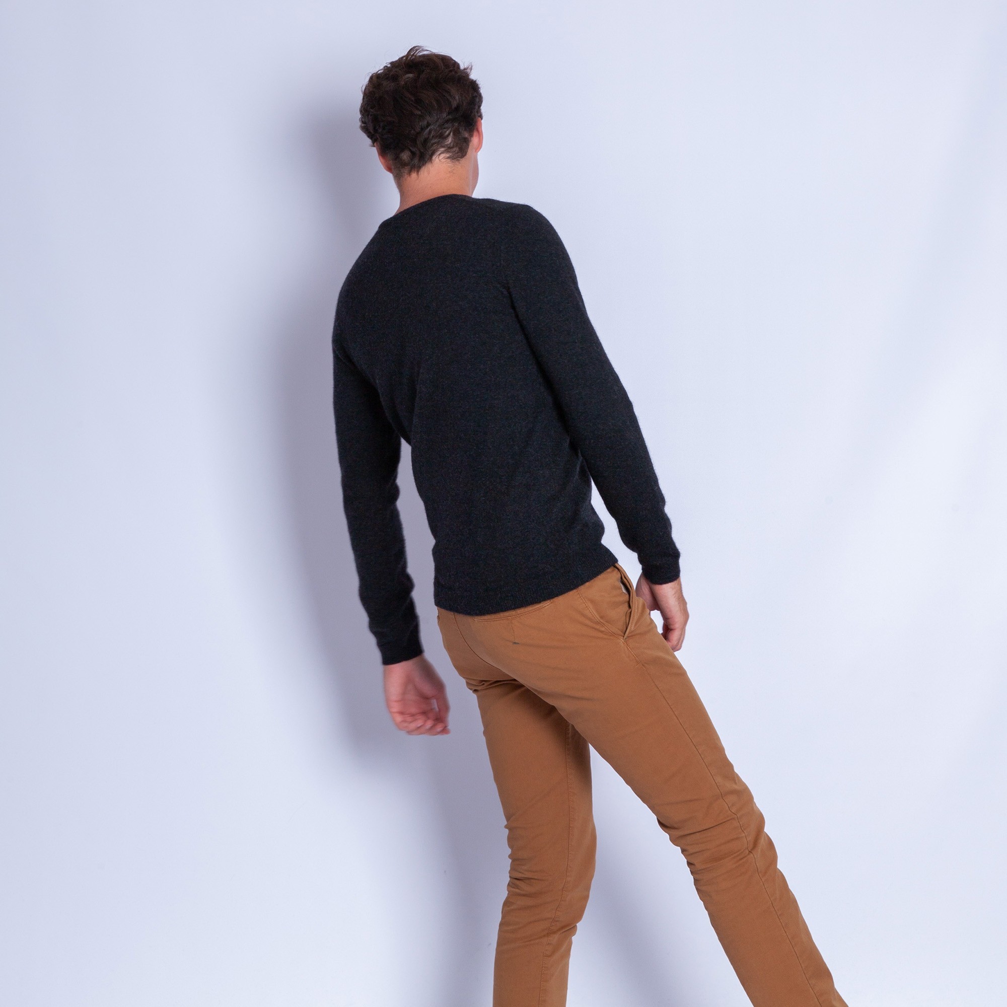 Pull en cachemire Faustin 6346 univers - 10 gris fonce