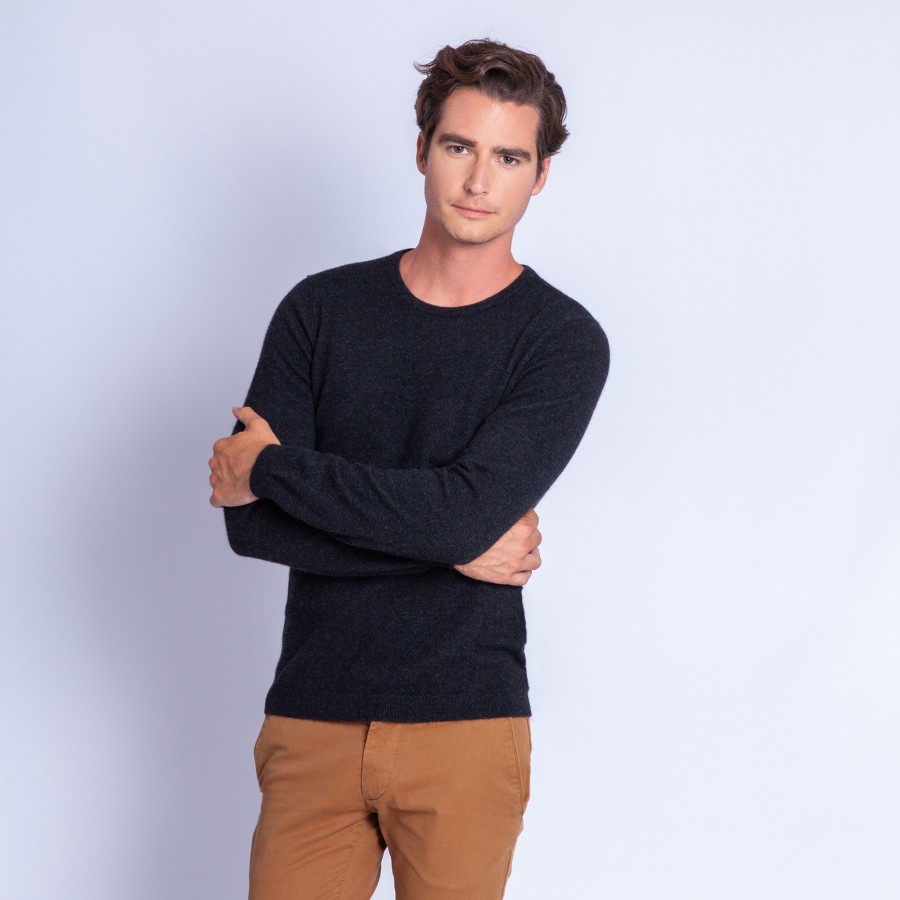 Suéter de cashmere com gola redonda - Faustin