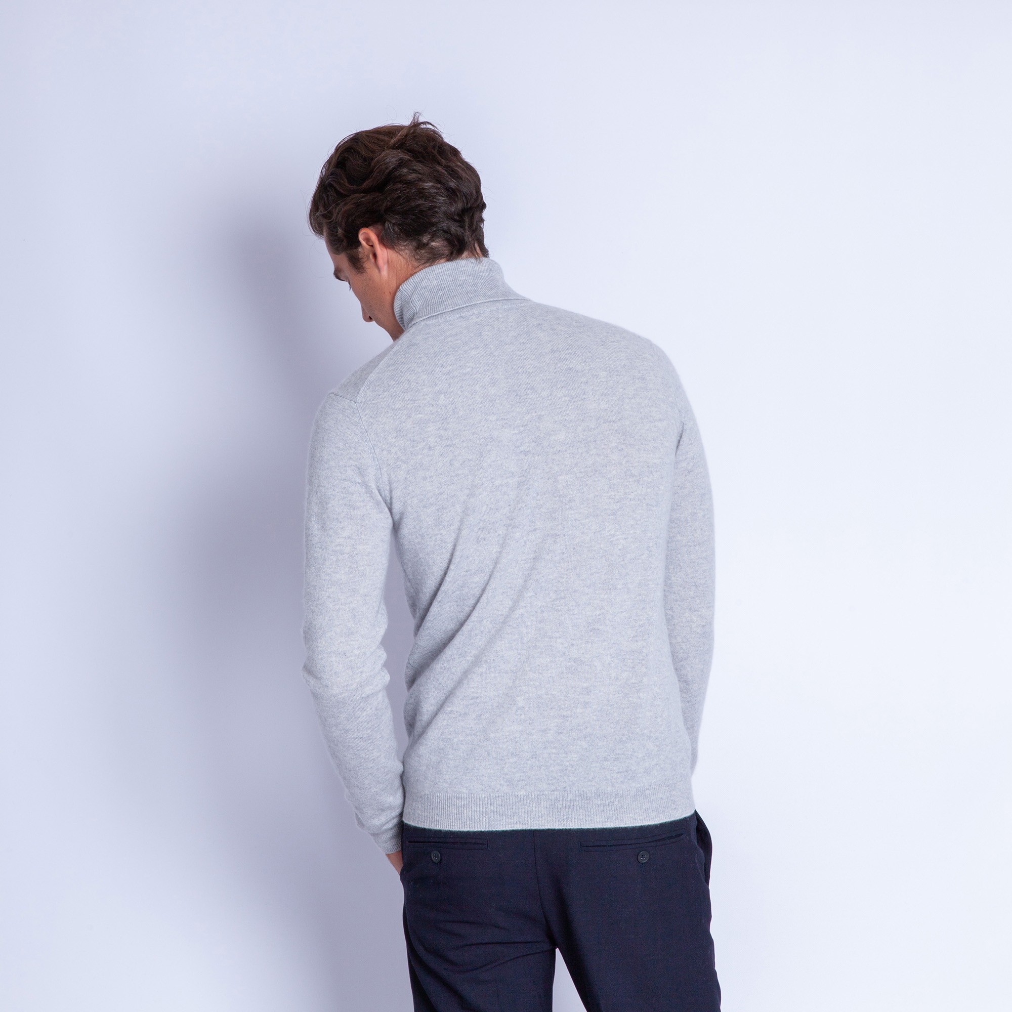 Pull col roulé en cachemire Felipe