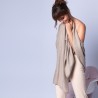 Plaid en cachemire - Halina 6362 gazelle - 14 beige fonce