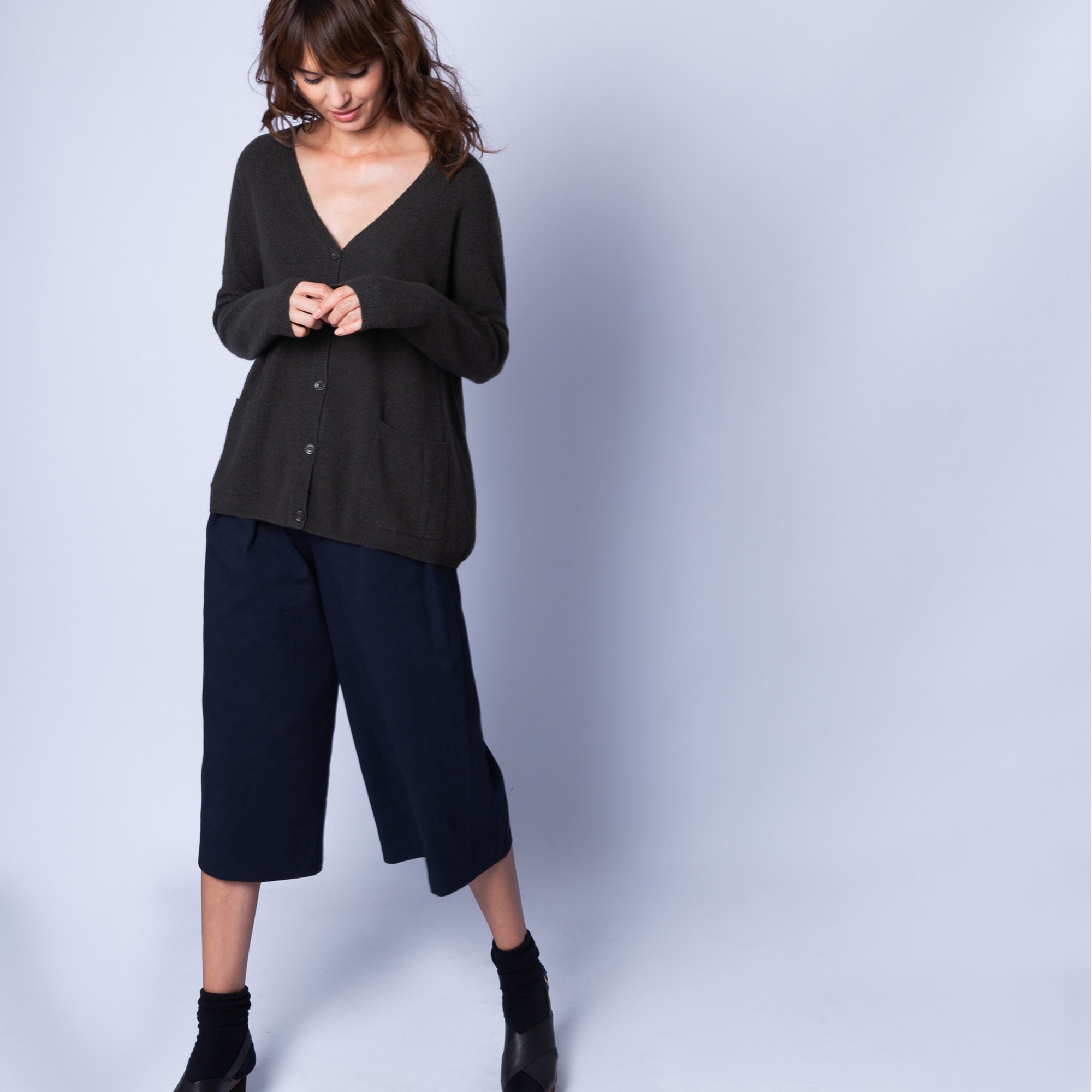 Loose-fit, cashmere cardigan — Gaby
